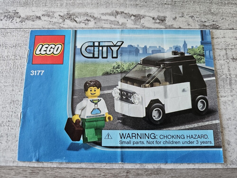 LEGO 3177 Small Car Instruction Manual Booklet Only